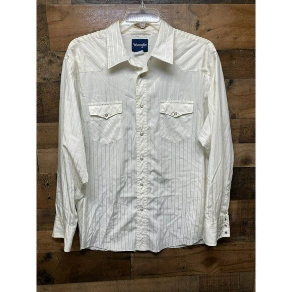 Wrangler Men's Long Sleeve Pearl‎ Snap - Picture 1 of 3